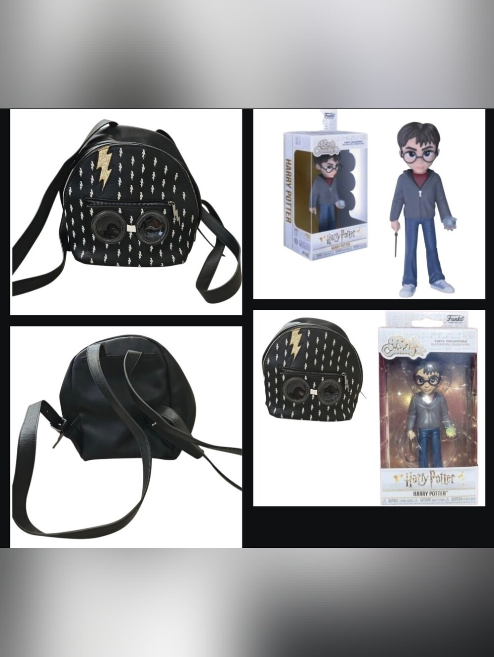 Harry Potter Bundle Danielle Nicole Bolt Mini Backpack & Funko Rock Candy Figure